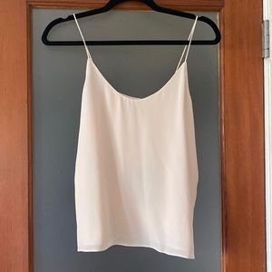 NWT. Everlane The Clean Silk Cami size 2 in Pale Pink